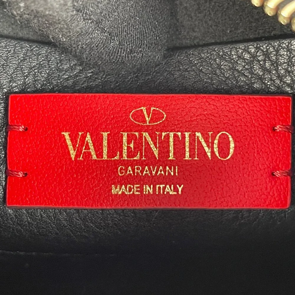 New Valentino Small Rockstud Grainy Calfskin Shoulder Bag - Picture 10 of 11